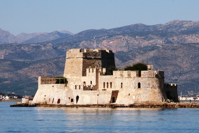 Nafplio - The Bourtzi fortress - the symbol of the city
